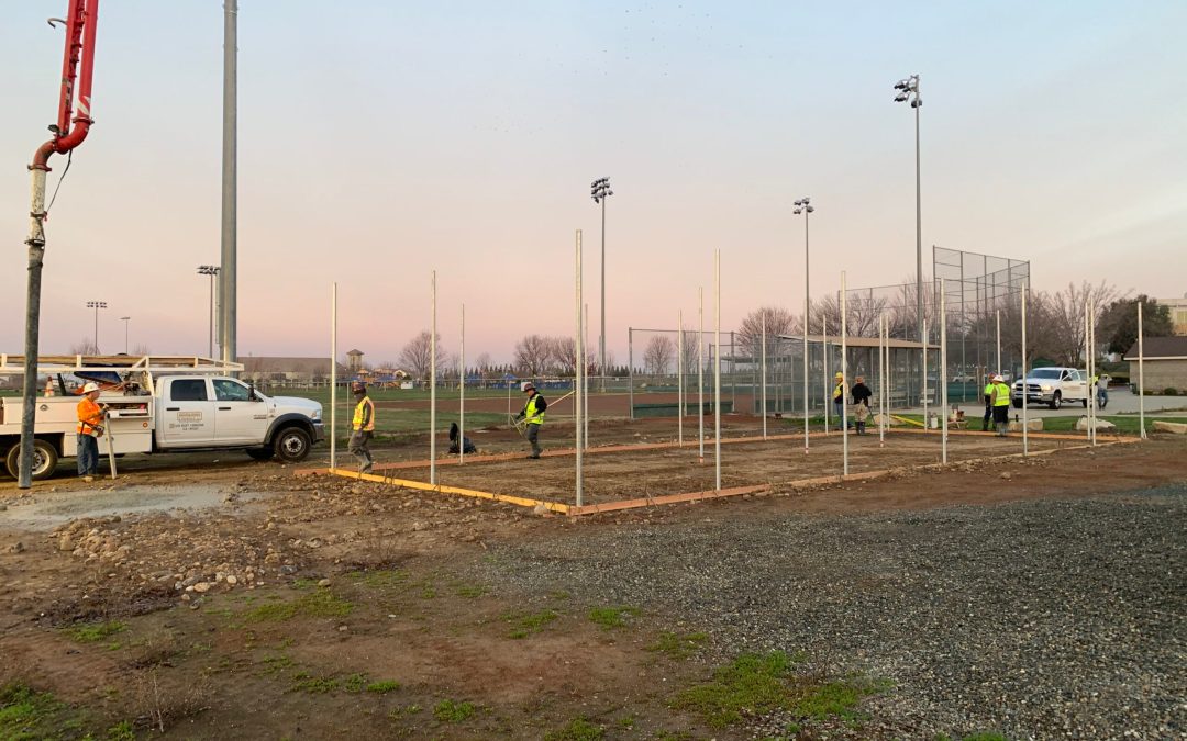 Folsom Ready Mix Concrete Donation for Rocklin Girls Fast Pitch Softball League