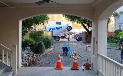 Folsom Ready Mix Concrete Pour for California Governor’s Mansion Renovation